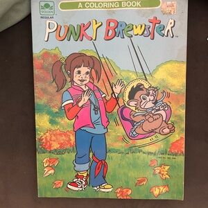 Punky Brewster Coloring Book - Unused